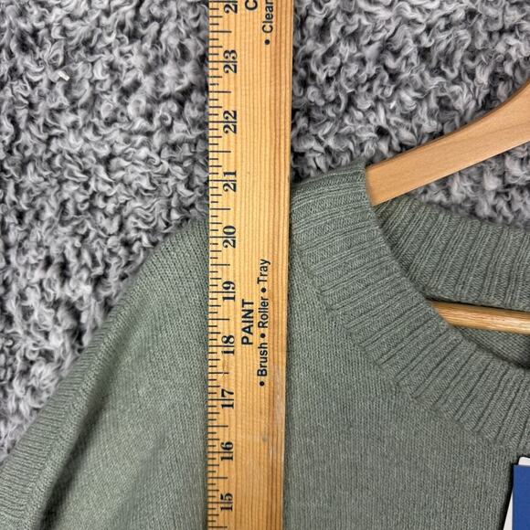 Abound Boxy Sweater Halo Green Women's Size Large Baggy Soft Comfortable - Picture 7 of 10